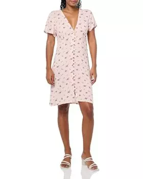 Платье Lucky Brand Mini Slip Dress, цвет Peach Blush Multi