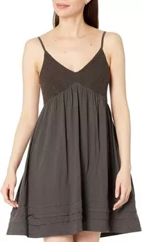 Платье Lucky Brand Schiffley Tiered Dress, цвет Raven