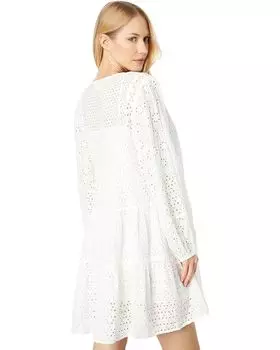 Платье Lucky Brand Tiered Woven Peasant Dress, цвет Marshmallow