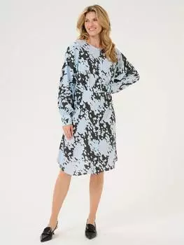 Платье луизы с абстрактным принтом KAFFE, цвет Grey/Blue
