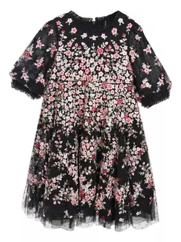 Платье Лунария NEEDLE & THREAD KIDS, черный