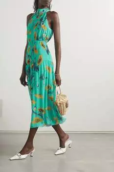 Платье Люпен цвета маковой бирюзы Diane von Furstenberg, цвет poppy turquoise