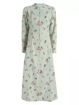 Платье Люсьен Hill House Home, цвет sage ikat floral