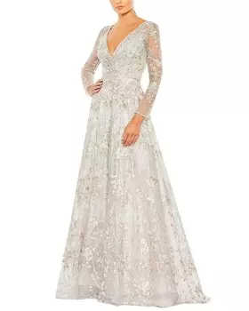 платье Mac Duggal, мультиколор