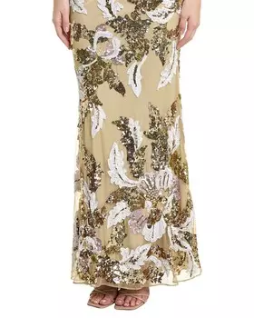 Платье Mac Duggal с пайетками, цвет Metallic