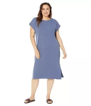 Платье Madewell, Plus Ribbed Shoulder Tee Dress