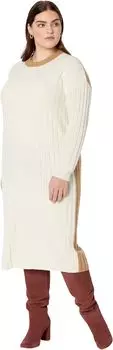 Платье Madewell Plussourced Ribbed Midi Sweater Dress, цвет Antique Cream