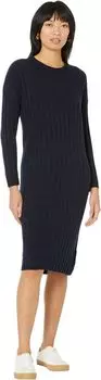 Платье Madewell (Re)sourced Ribbed Midi Sweater Dress, цвет Dark Indigo