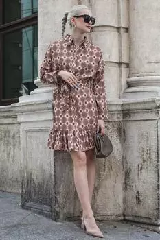 Платье Madmext, бежевый