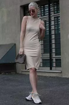 Платье Madmext, бежевый