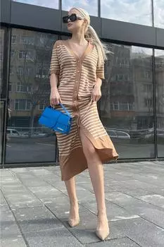 Платье Madmext, кэмел