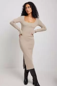 Платье Madmext, кремовый