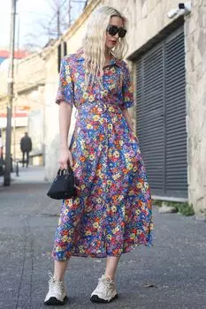 Платье Madmext, синий