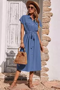 Платье Madmext, синий