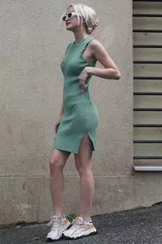 Платье Madmext, зеленый