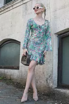 Платье Madmext, зеленый