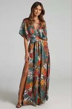 Платье Madmext, зеленый