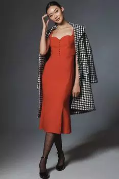 Платье Maeve Cecily Fit & Flare Sweetheart, красный