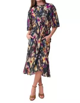 Платье Maggy в охровом/черном цвете Multi Isabel Marant