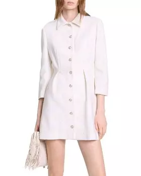 Платье Maje 124 Royce, слоновая кость/кремовый