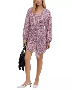 Платье Maje Woven, розовый