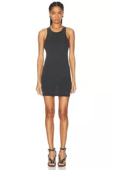 Платье-майка-гонщик Alexander Wang, цвет Washed Black