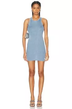 Платье-майка-гонщик Alexander Wang, цвет Washed Blue