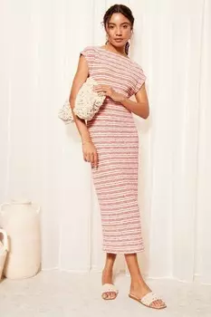 Платье-Майка крючком прямого кроя Friends Like These, красный