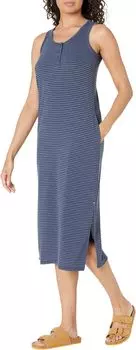 Платье-майка миди Piru Henley Toad&Co, цвет True Navy Stripe
