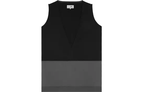 Платье-майка Mm6 Maison Margiela без рукавов, черный