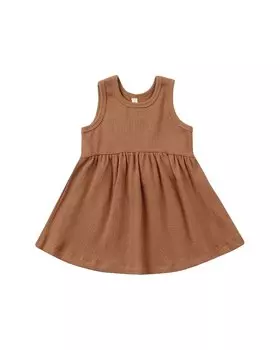 Платье-майка Quincy Mae в рубчик, цвет clay