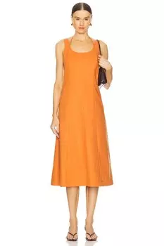 Платье-майка с швами Vince, dusk ember