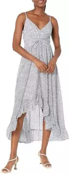 Платье-майка с высоким и низким вырезом Vince Camuto, цвет Ultra White