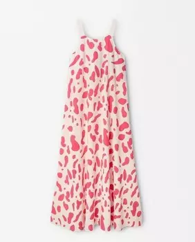 Платье-майка с животным принтом Parfois, светло-бежевый