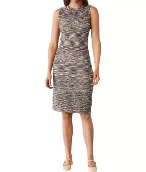 Платье-майка Space-Dye цвета пекан, многоцветное Monrow, цвет pecan multi