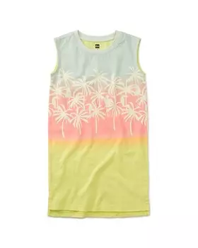 Платье-майка Tea Collection Palm Trees, розовый