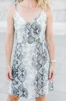 Платье-майка Wrap It Up в цвете Queensnake Sanctuary