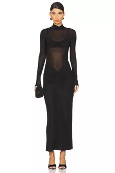 Платье майла Delfi, черный