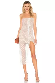 Платье MAJORELLE Brady, белый