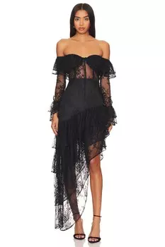 Платье MAJORELLE Maddalena Gown, черный