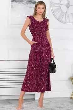 ПЛАТЬЕ МАКСИ С Оборками PIA Jolie Moi, розовый