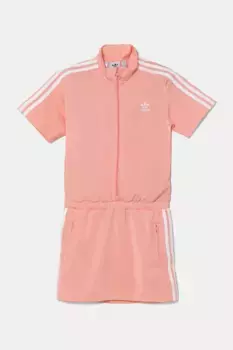 Платье маленькой девочки adidas Originals, оранжевый