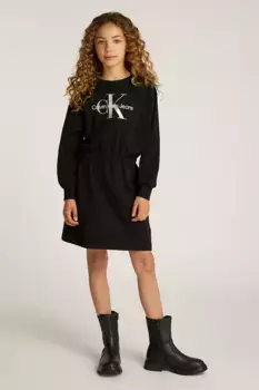 Платье маленькой девочки Calvin Klein Jeans, черный