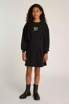 Платье маленькой девочки Calvin Klein Jeans, черный