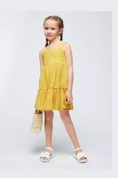 Платье маленькой девочки Mayoral, желтый