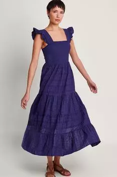 Платье Malia с вышивкой Monsoon, синий