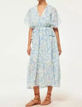 Платье Малии в небе Патмоса Misa Los Angeles, цвет patmos sky