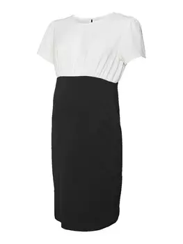 Платье Mamalicious, черный/белый