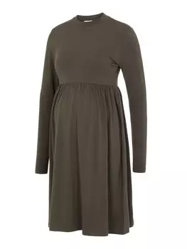 Платье MAMALICIOUS Sia, хаки