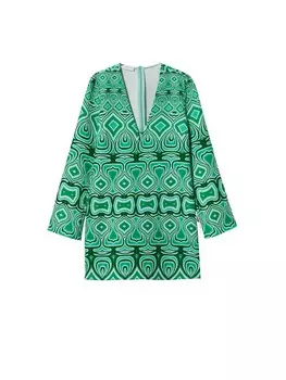 Платье Mango ALMOND, цвет Green/Mint/Dark Green